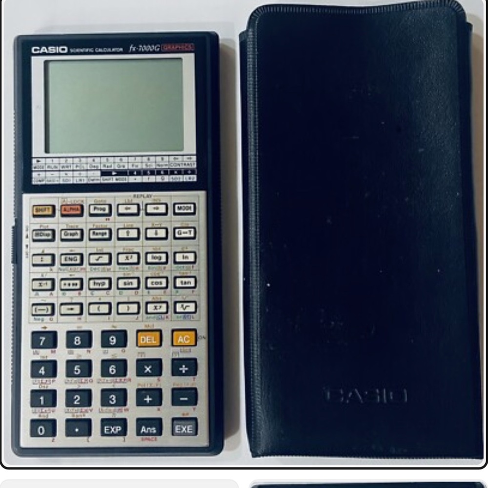 Vintage Casio fx 7000G Graphing Calculator